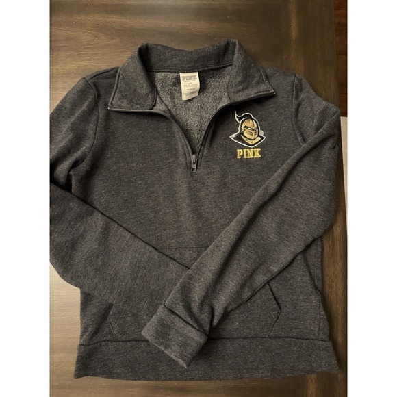 PINK Victoria's Secret Jackets & Blazers - UCF Central Florida Knights Pullover Women XS Quarter Zip Victoria's Secret PINK
